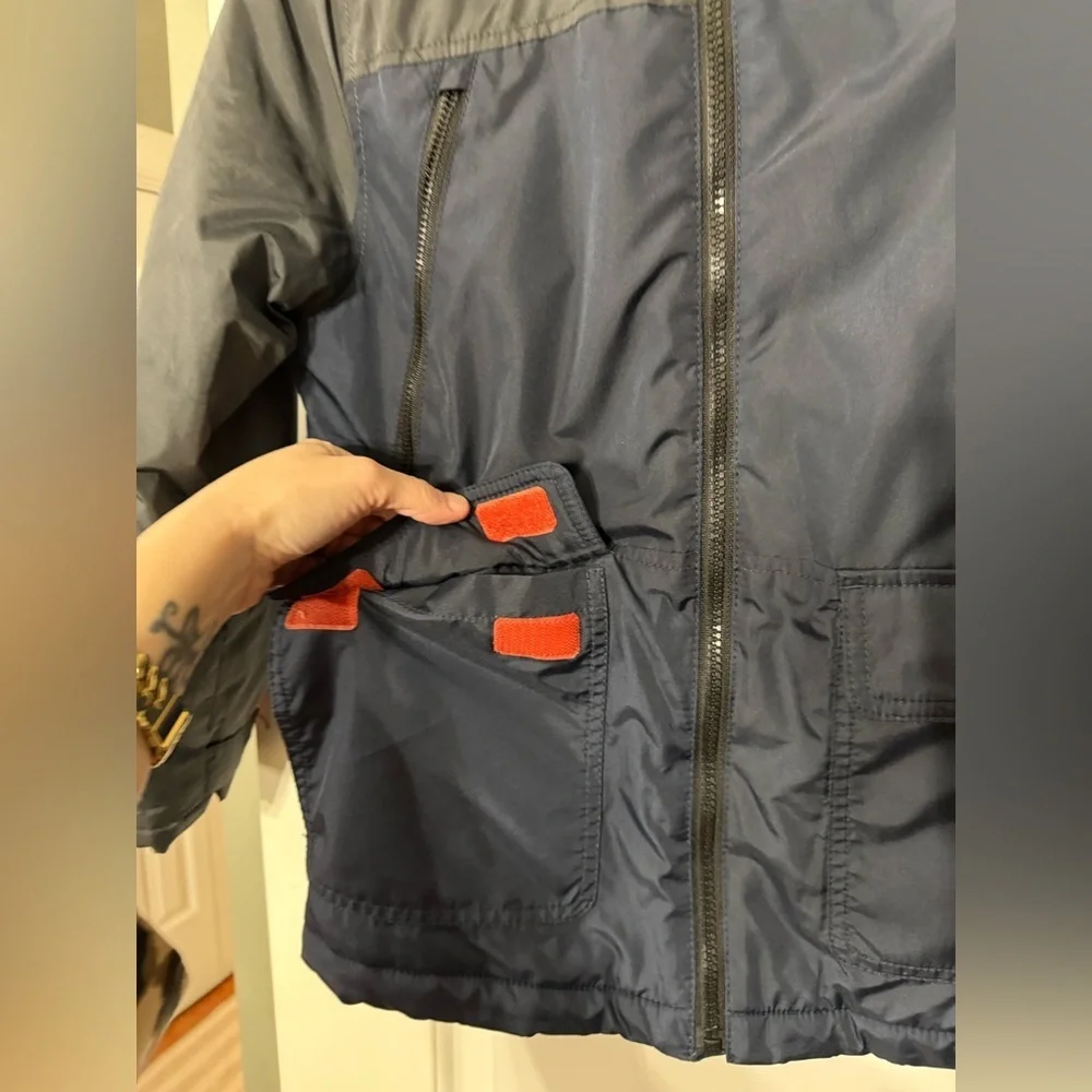 Old Navy Kids Puffer Jacket - Navy and Grey